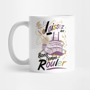 Laissez les Bon Temps Rouler (light ground)- by Cathy Clark-Ramirez Mug